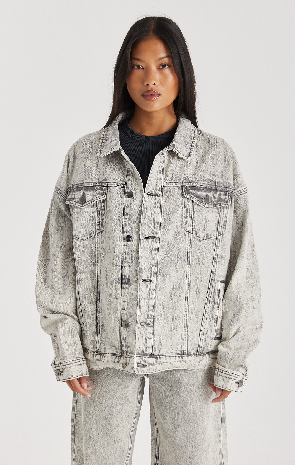 GREY ECLIPSE DENIM JACKET - ONLY THE BLIND™