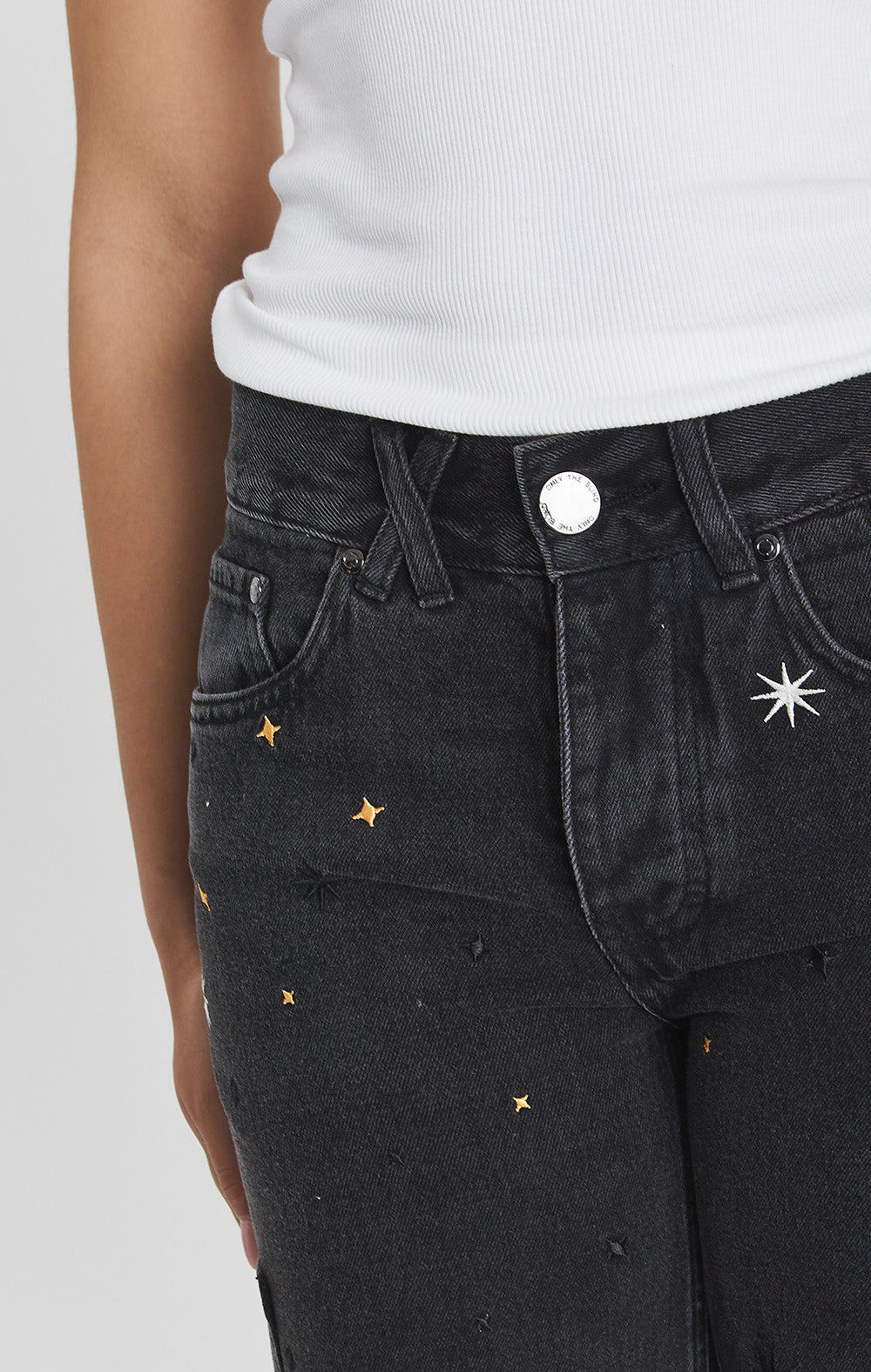 Bright Shooting Star Denim Jeans - ONLY THE BLIND™