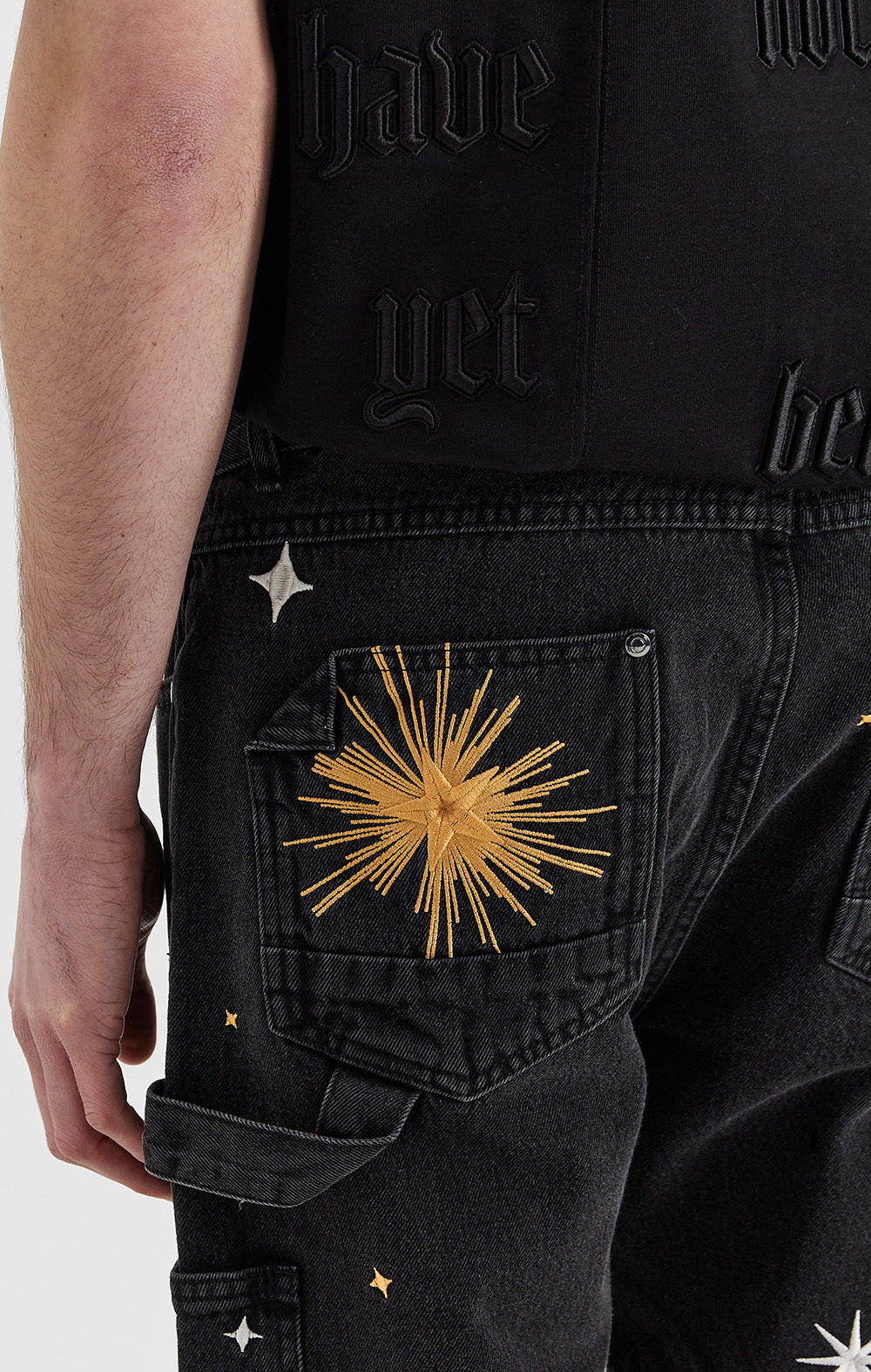 Bright Shooting Star Denim Jeans - ONLY THE BLIND™