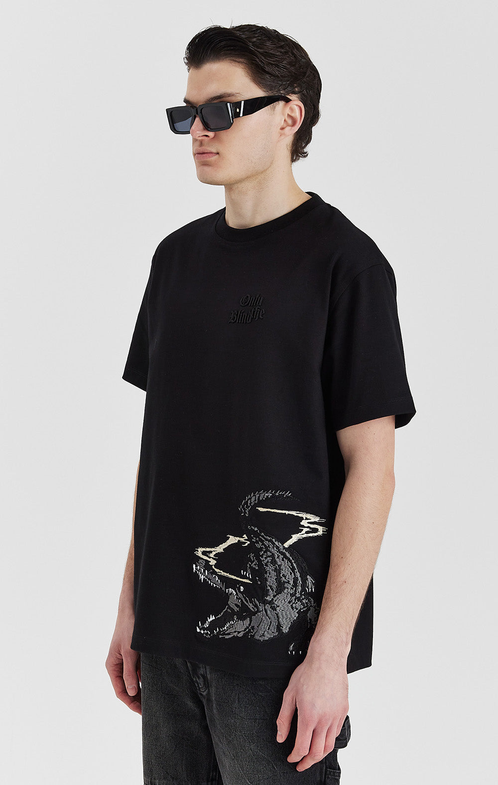 Midnight Alligator T-Shirt - ONLY THE BLIND™