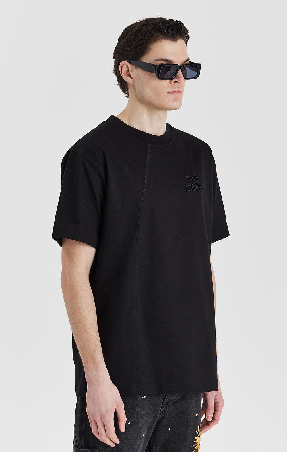 Midnight Split Statement T-shirt - ONLY THE BLIND™