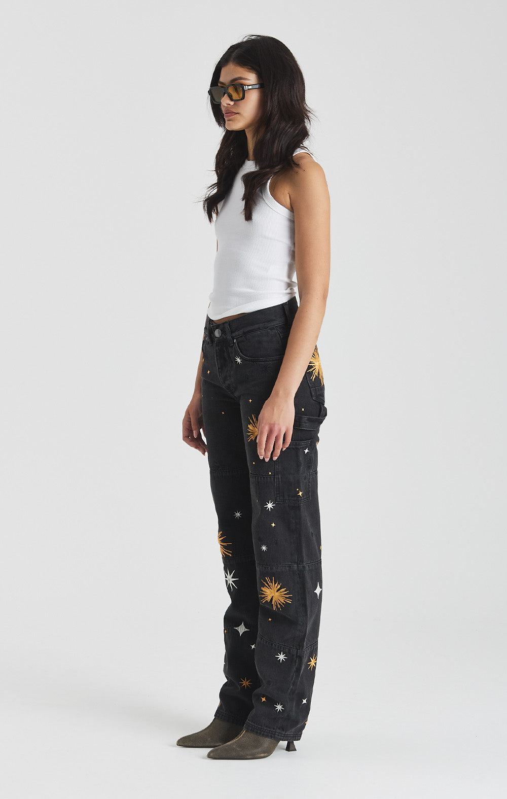 Bright Shooting Star Denim Jeans - ONLY THE BLIND™