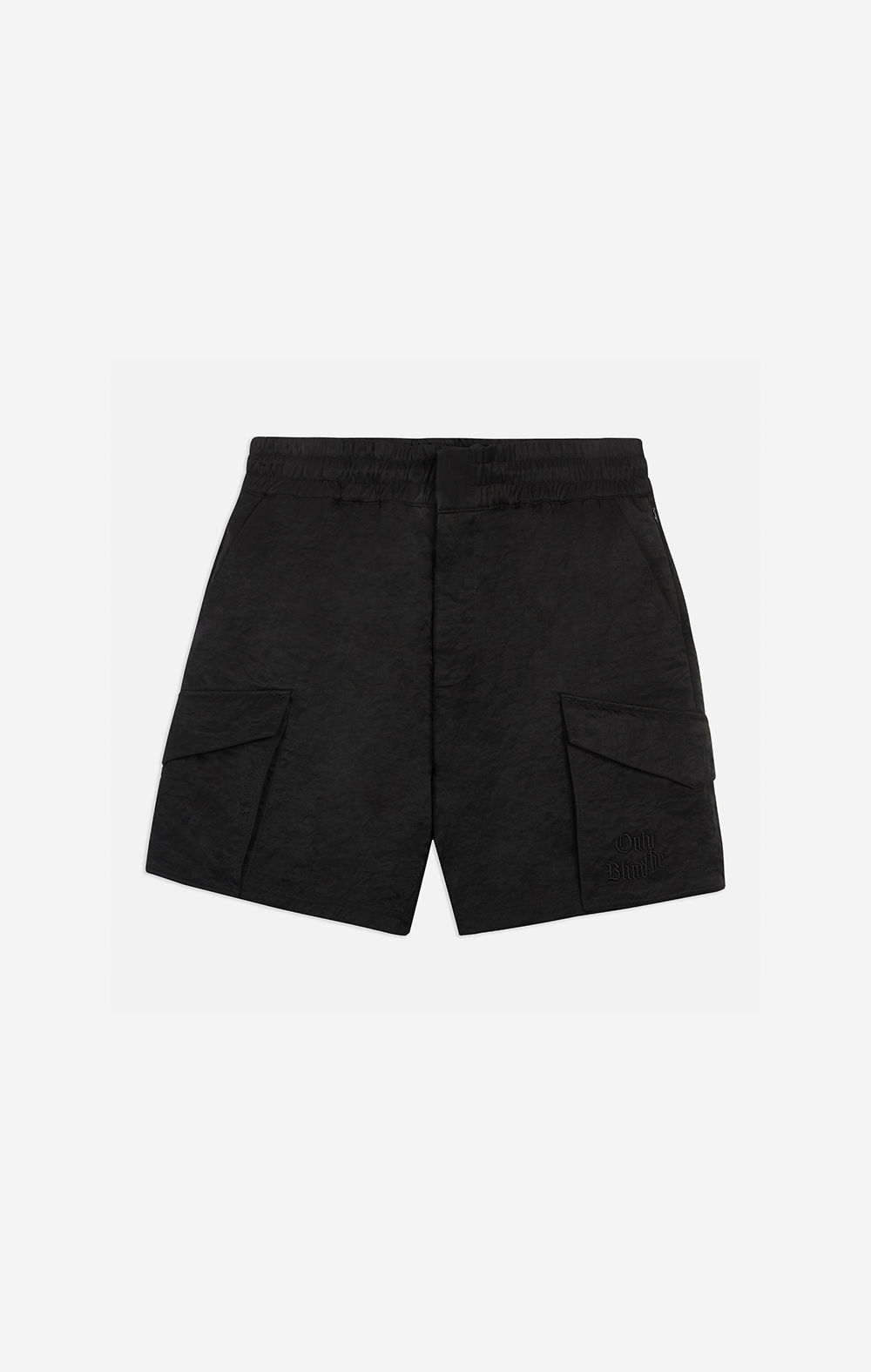 MIDNIGHT CRINKLE CARGO SHORT