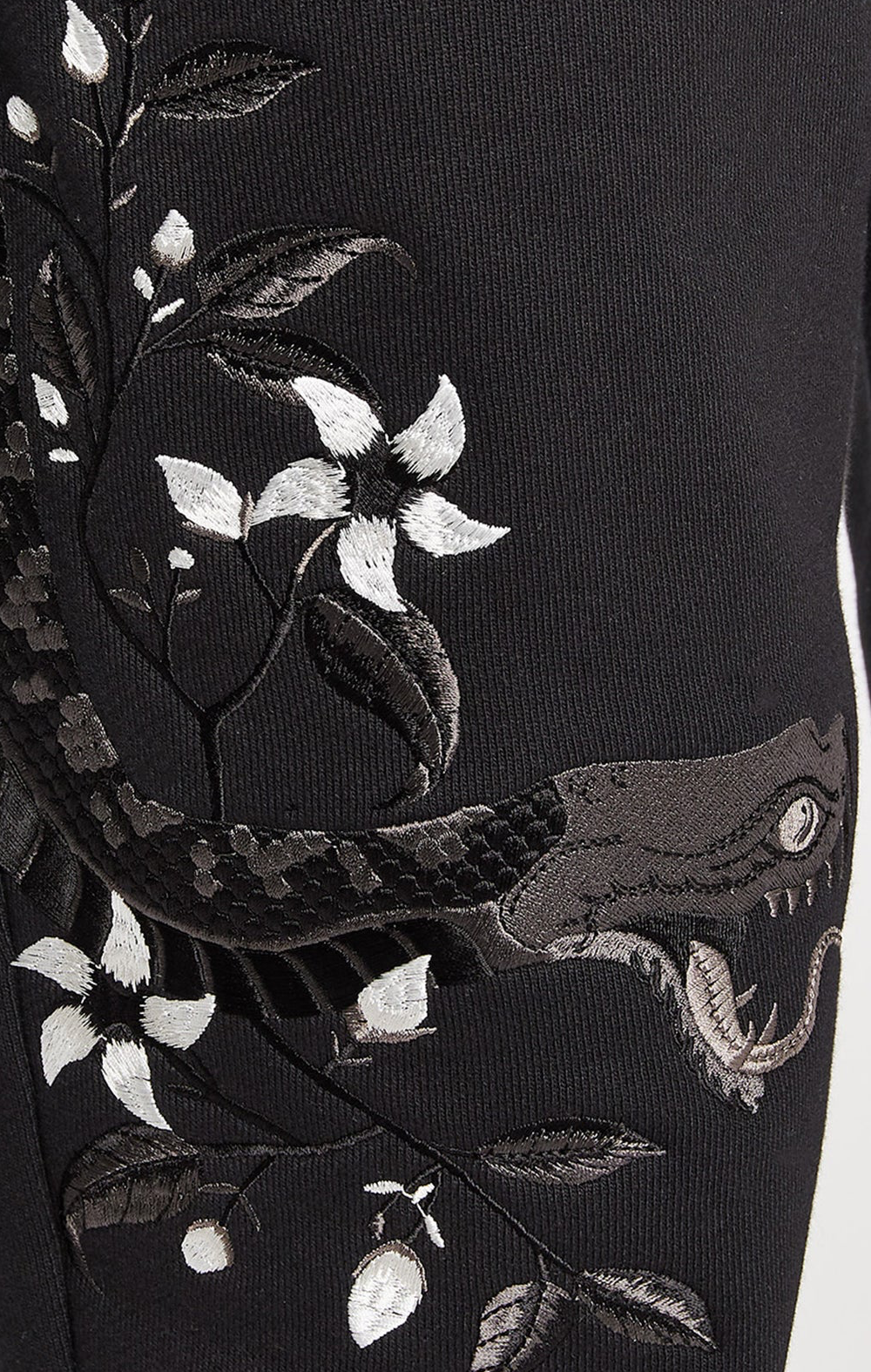 Night Python Embroidered Sweatpants - ONLY THE BLIND™