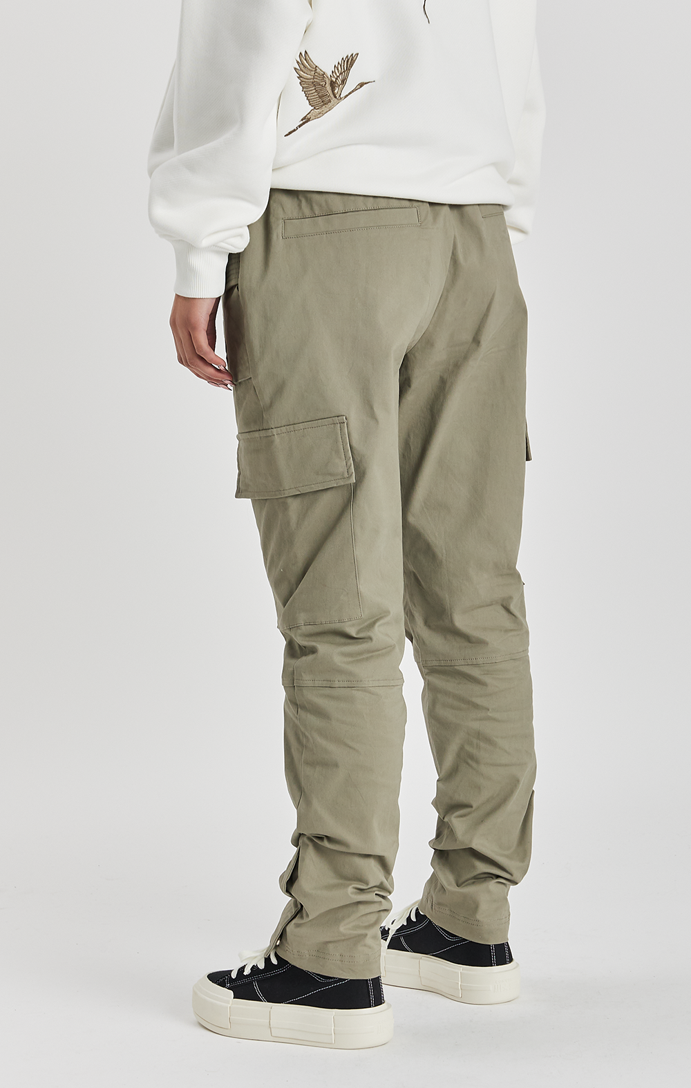 KHAKI TWILL CARGO PANT - ONLY THE BLIND™