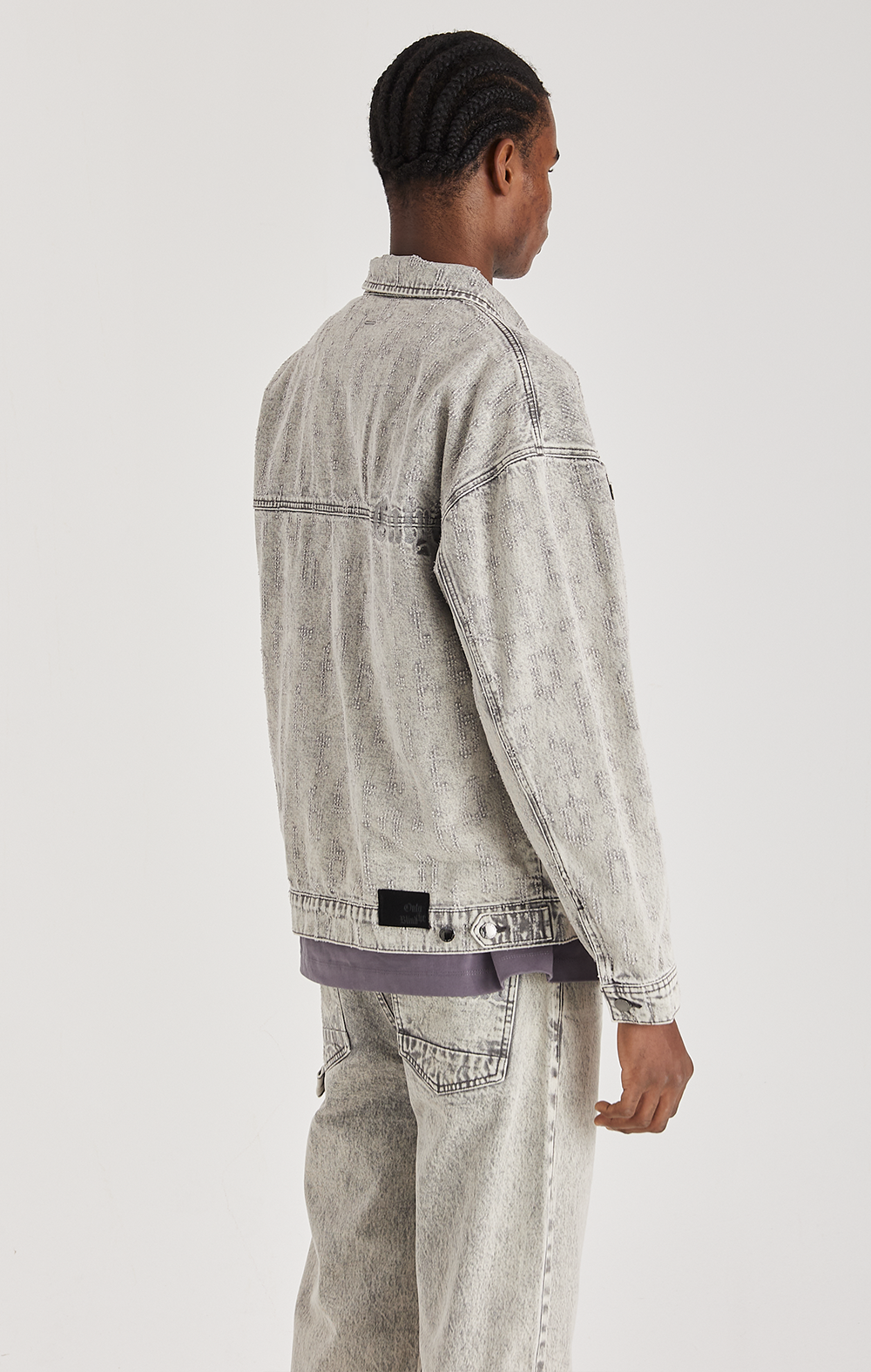 GREY ECLIPSE DENIM JACKET