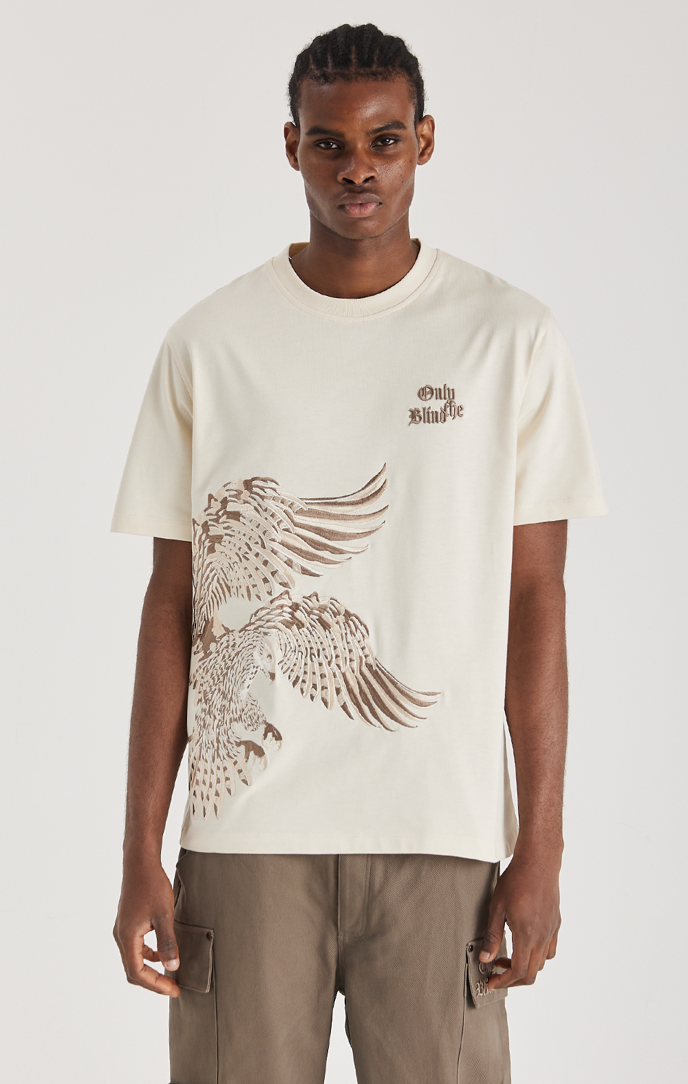 UNDYED FALCON T-SHIRT - ONLY THE BLIND™