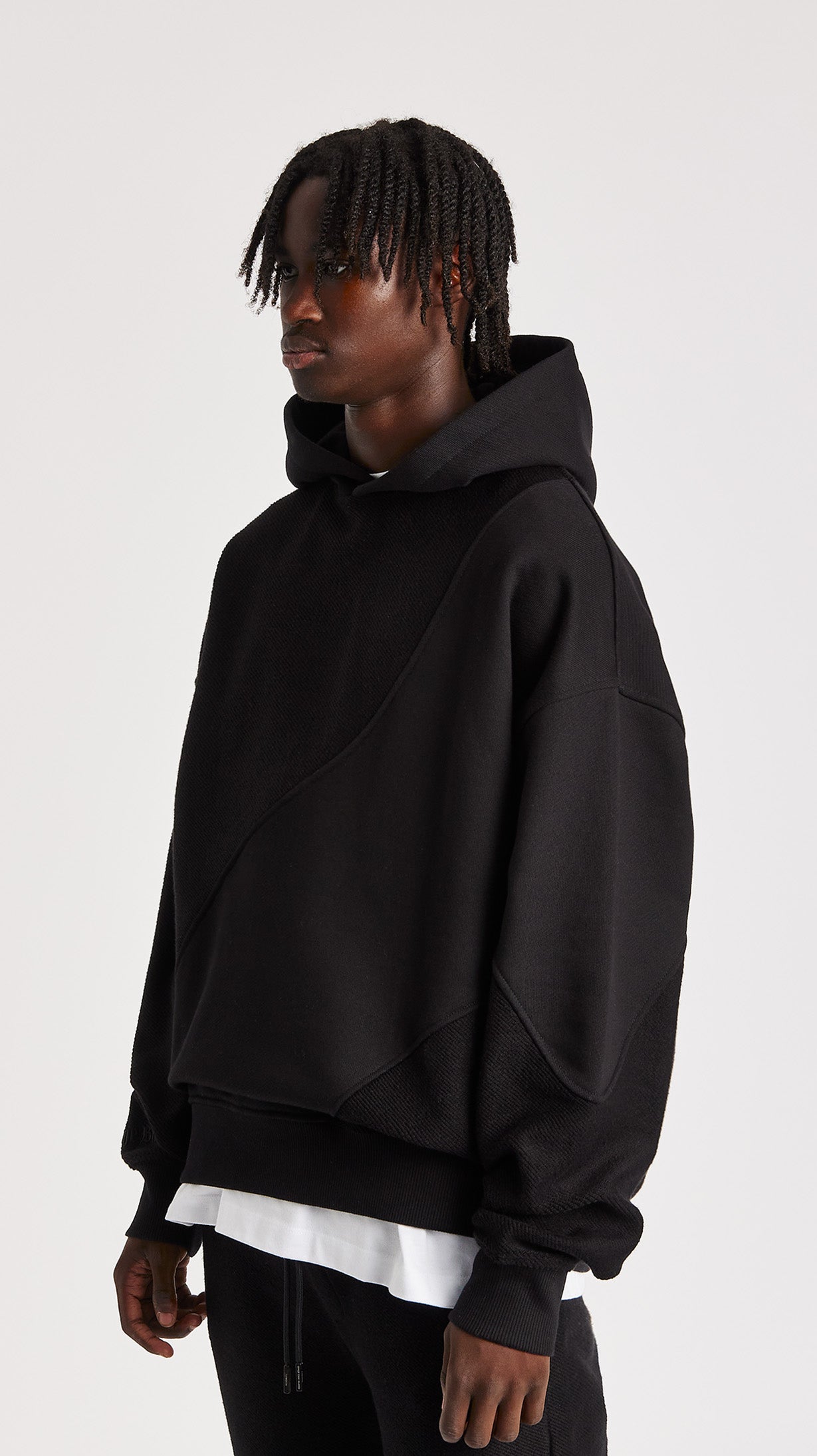 SPLIT CUT AND SEW HOODIE - ONLY THE BLIND™