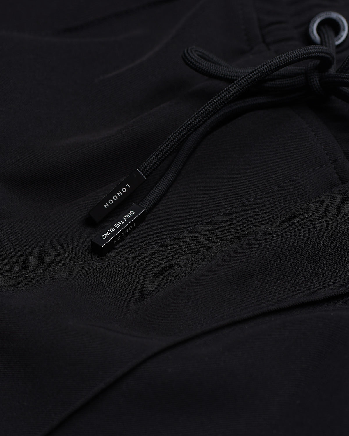 Black Twill Tailored Trouser - ONLY THE BLIND™