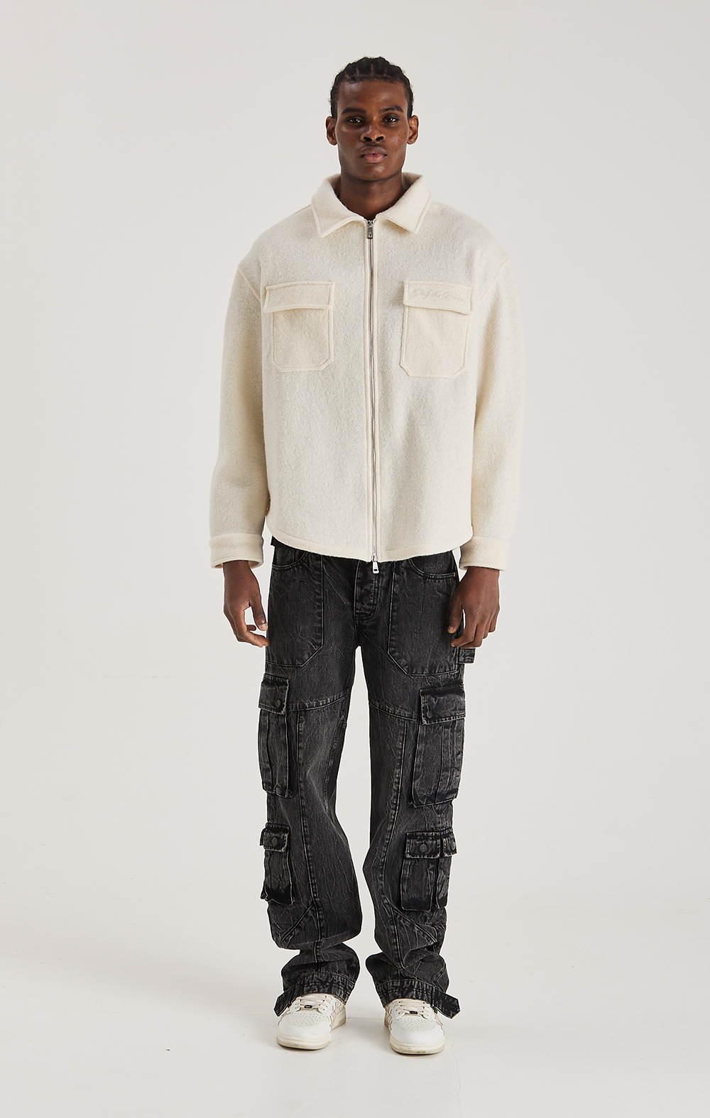 GLACIER WOOL OVERSHIRT