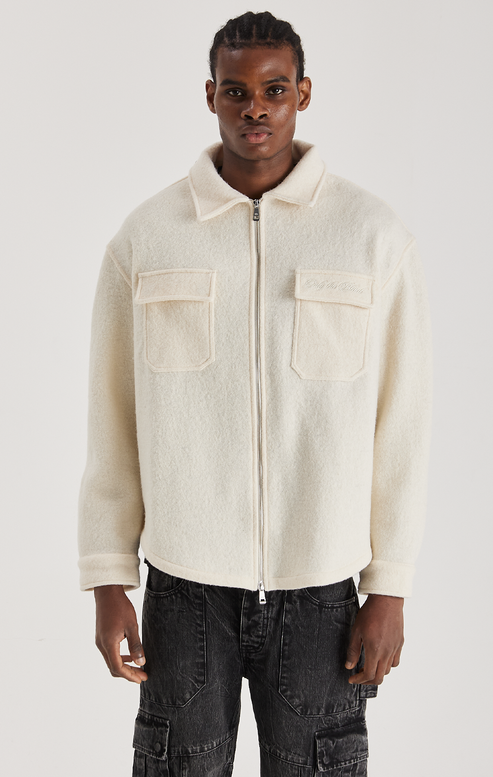 GLACIER WOOL OVERSHIRT