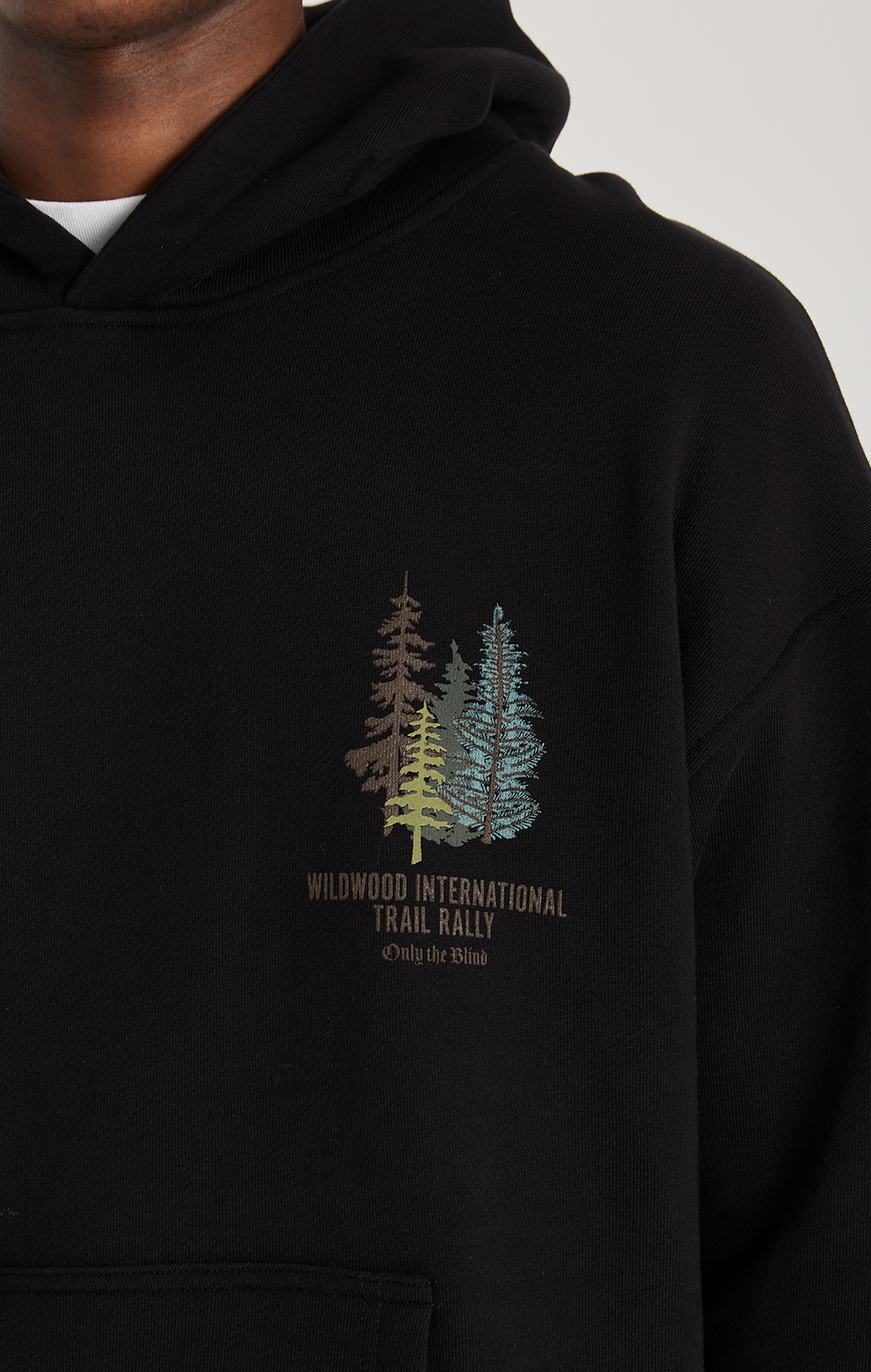 WILDWOOD BLACK HOODIE ONLY THE BLIND