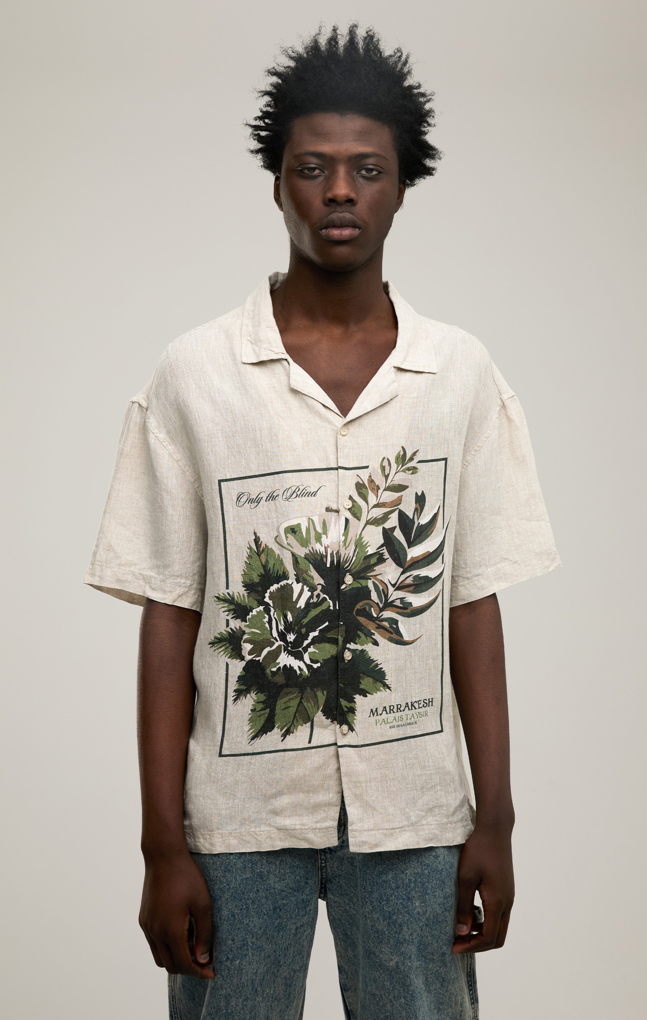 BOTANICAL LINEN SHIRT