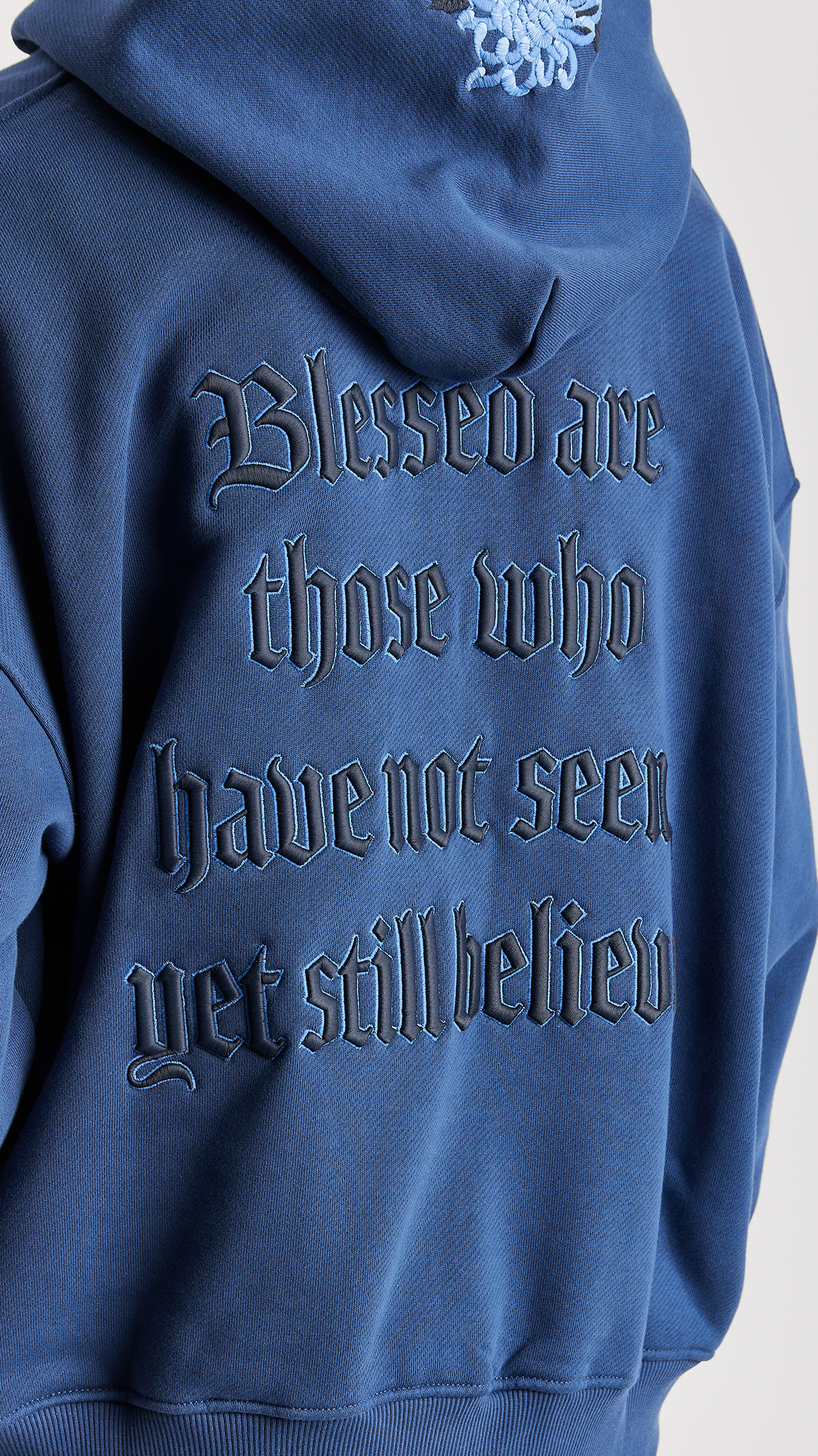 Azure Tiger Statement Hoodie - ONLY THE BLIND™